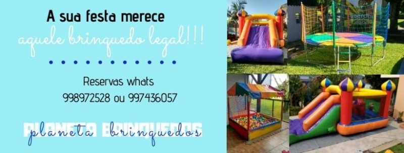 Planeta Brinquedos - Locação de Brinquedos Infláveis
